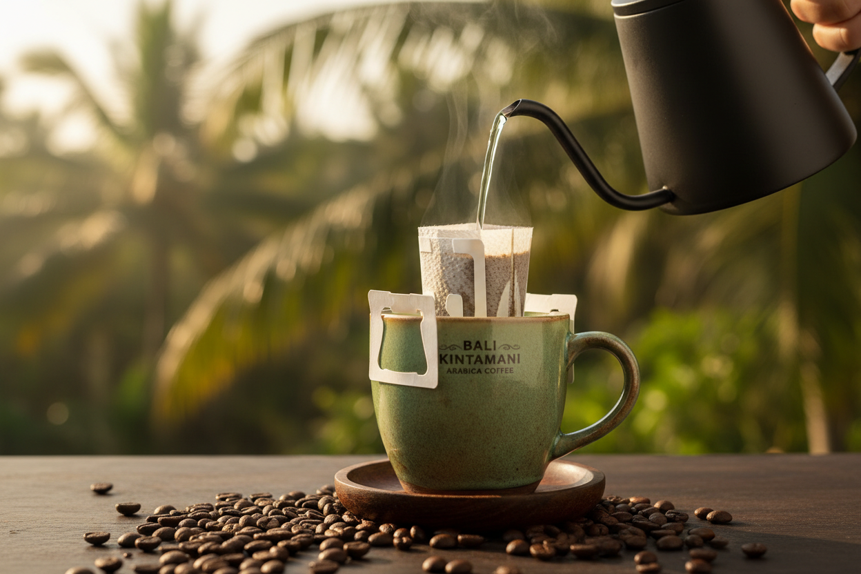 A3-CT016 Bali Kintamani Arabica + Hainan Wuzhishan Black Tea + Osmanthus