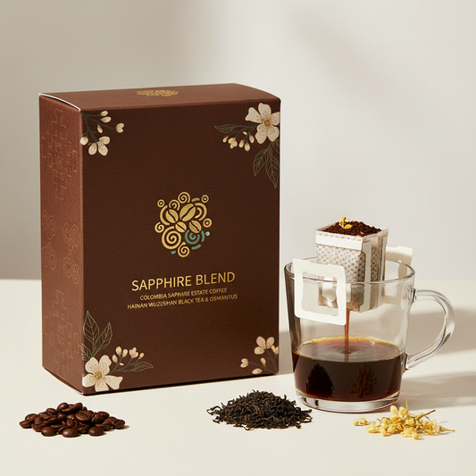 A1-CT018 Premium Colombia Sapphire Estate + Hainan Wuzhishan Black Tea + Osmanthus